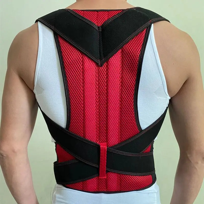 Adjustable Black Back Posture Corrector Corset Back Brace Waist Lumbar Support Back Belt Unisex Straight Corrector XS-5XL